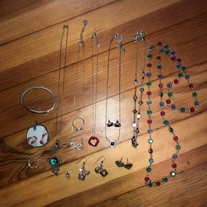 Real Sterling Silver/Stones Bulk Jewlery